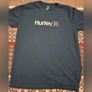 Hurley Mens One and Only Logo T-shirt Army Green